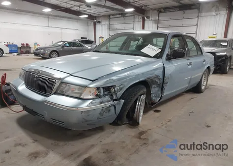 2001 Mercury Grand Marquis Ls из США, поврежденный, VIN 2MEFM75WX1X608999